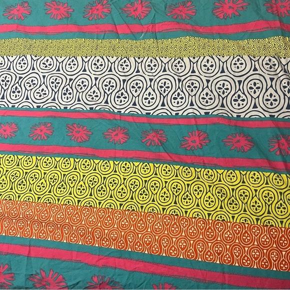 IKEA Lappljung multicolored tribal stripe twin duvet cover - Picture 4 of 7